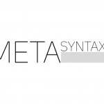 Metasyntaxe