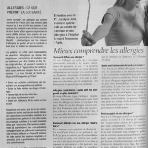 Exemple de publication pour un magazine de santé