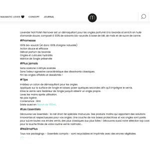 Description produit