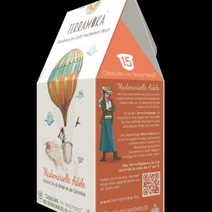 Packaging Mademoiselle Adèle café Terramoka