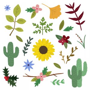 Nature stickers