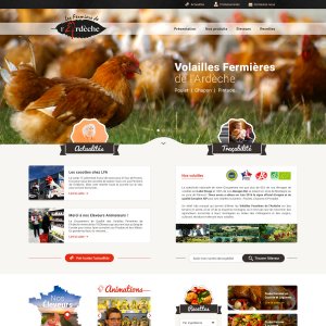 Création graphique des maquettes du site lfda