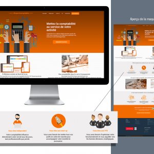 Refonte de la homepage du site lebonexpertcomptable.com