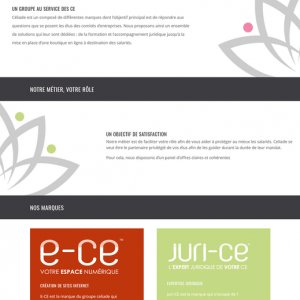 Réalisation site web Celiade