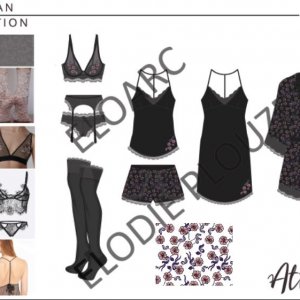 Planche lingerie femme