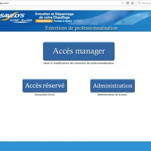 Application intranet - Entretiens de professionnalisation