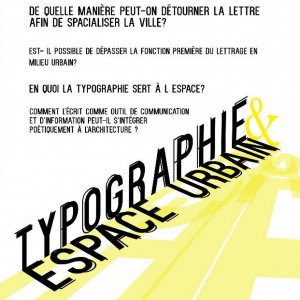 Affiche de mémoire étudiant