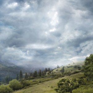 Matte painting "Le ciel"
