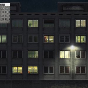 Matte painting "Nuit"