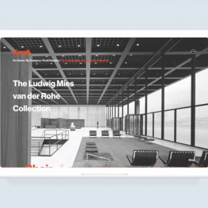 Knoll - projet personnel de redesign