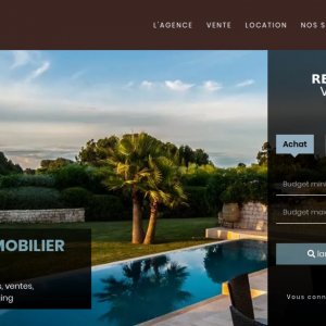 Site web L'immobilière d'Essaouira - techno : Symfony / Nuxt JS