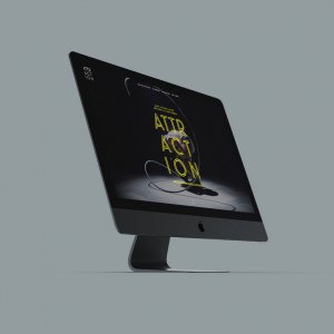 Page d'accueil site ATTRACTION (concept/développement)