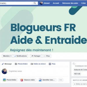 Gestion/ Création groupe Facebook