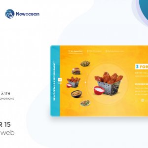 Landing page - Fast food