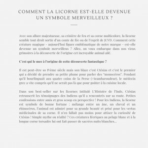La licorne, un symbole merveilleux ?