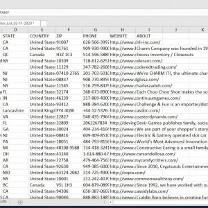 Data scraping
