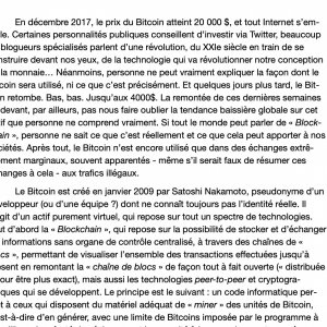Article crypto-monnaies