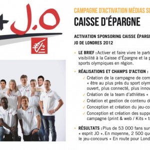 caisse d'épargne - activation sponsoring