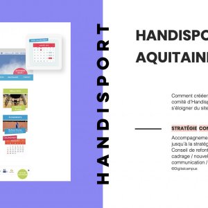 HANSDISPORT - Création site web / UX UI design