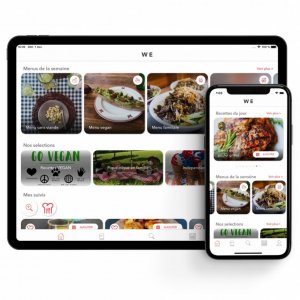 Food mobile and tablet application