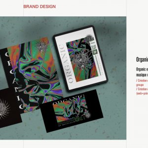 Organic / Band corporate identity