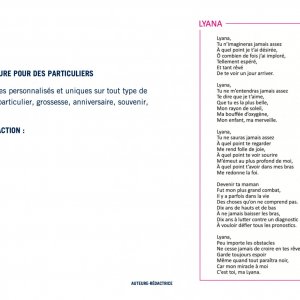 CREATIONS POUR PARTICULIERS