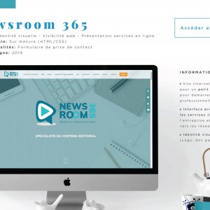 Newsroom 365 - Website showcase One Page