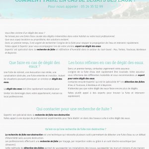 Dégât des eaux, que faire ?