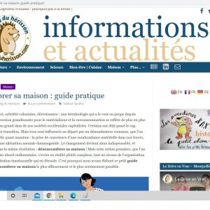 Redaction article pour Le blog du herisson