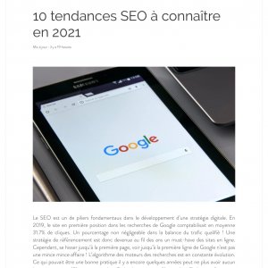 Article de blog