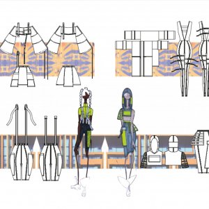 TOKYO ARCHITECTURAL SILHOUETTES & DESSIN TECHNIQUES