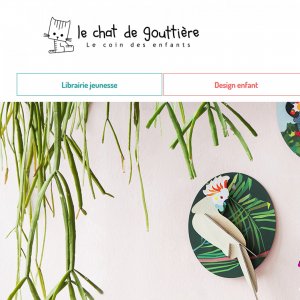Le chat de gouttière - Site e-commerce