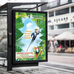 Réalisation de l'affiche du 11ème Forum Icam Entreprises