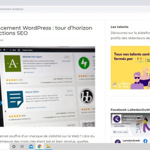 Redaction article pour La rédac du web