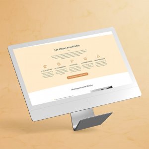 Site internet vitrine - Human&Sens - Desktop