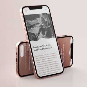 Site internet vitrine - Human&Sens - Mobile
