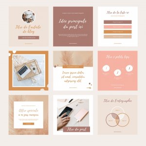 Templates posts Instagram - Human&Sens