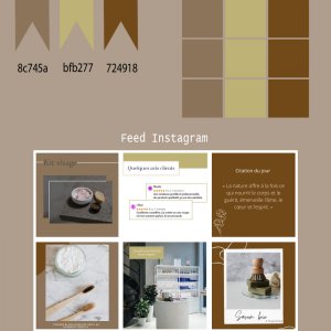 page instagram institut cosmétiques bio