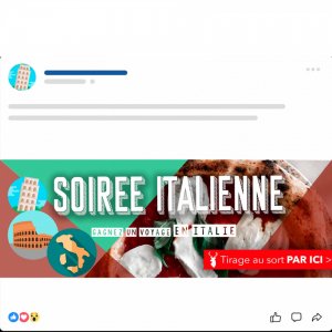 Graphisme bannière pour publicités Facebook