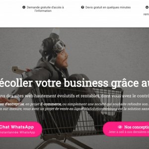 Création du site de mon agence web et digital