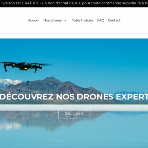 Création site de drônes