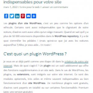 10 plugins Wordpress gratuits indispensables pour votre site