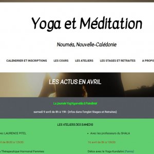 Site internet yoga
