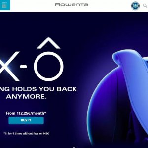 Landing page Rowenta