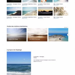 Site web Alaplage