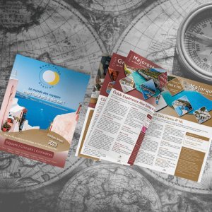 Réalisation d'un catalogue de voyages de 28 pages