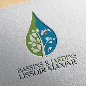 Identité visuelle de Bassins & Jardins Lissoir Maxime