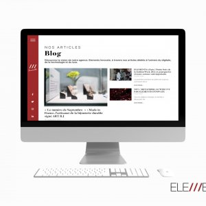 Site vitrine pour l'agence digitale Elements Innovate