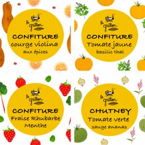 Etiquettes confiture