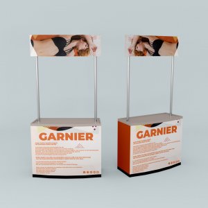 Conception & Réalisation d'un PLV pour Garnier